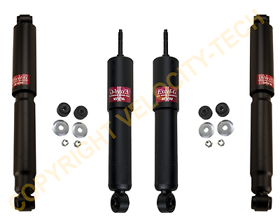 KYB 4 EXCEL-G GAS SHOCKS FITS 00-04 NISSAN FRONTIER 2WD 3.3L V6 SET OF 4