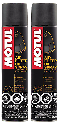 MOTUL A2 AIR FILTER OIL SPRAY 8.6 oz 11288 - 2 Cans