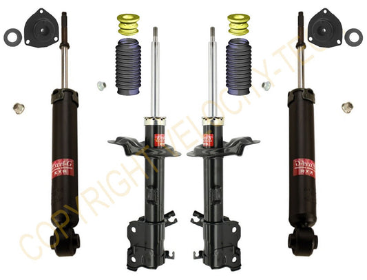 KYB EXCEL-G GAS SHOCKS STRUTS FITS 03-07 NISSAN MURANO & FRONT MOUNT & BOOTS