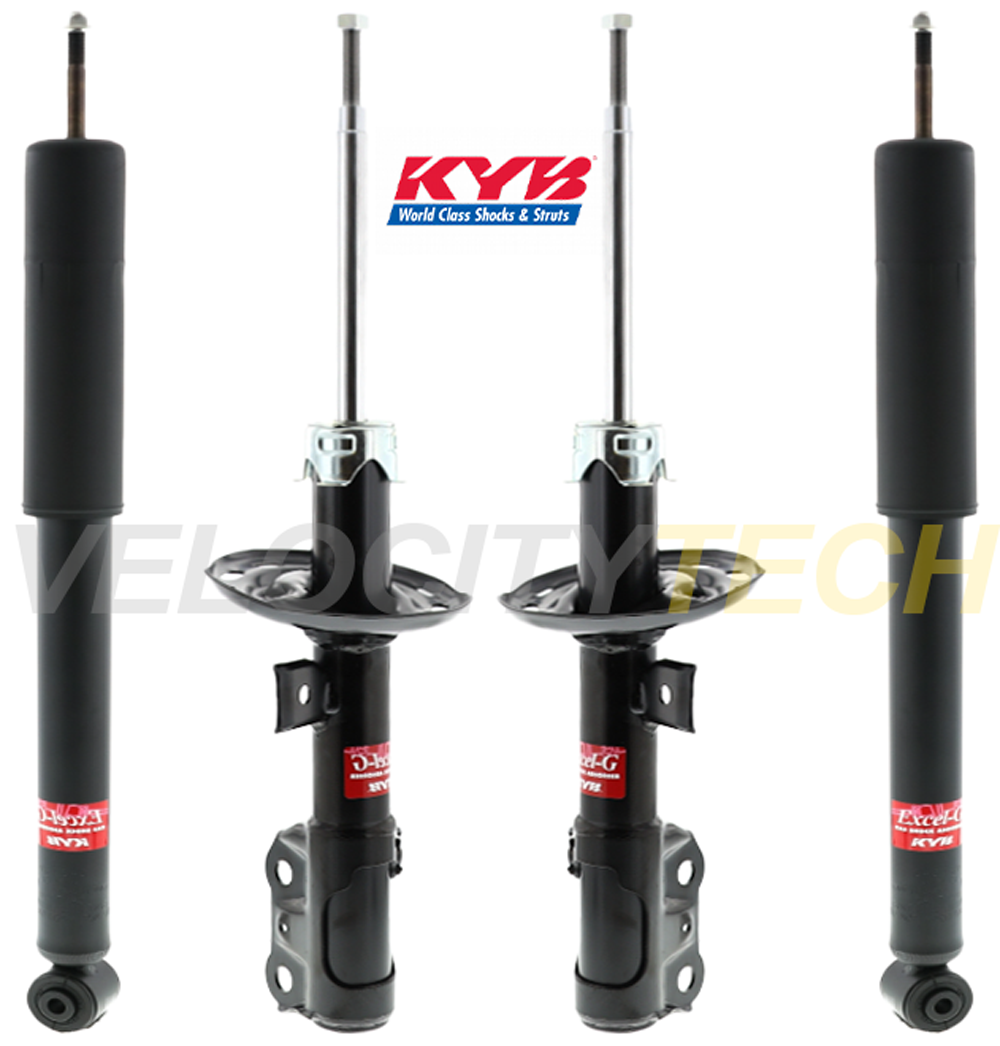 KYB Excel-G Front & Rear Struts for 2007-2008 Honda Fit