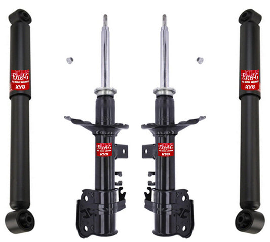 KYB 4 EXCEL-G GAS SHOCKS STRUTS FRONT & REAR FITS 02-03 QX4 02-04 PATHFINDER 2WD