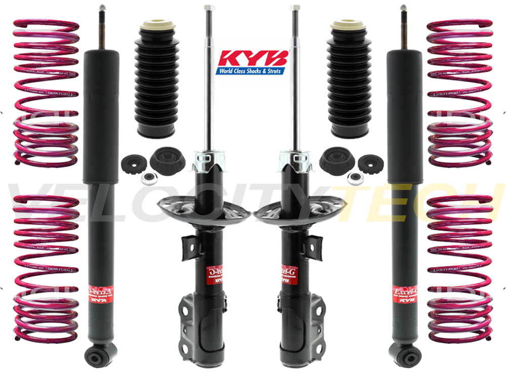 KYB Excel-G Front Rear Struts Shocks Mounts Boots for 06-08 Honda Fit