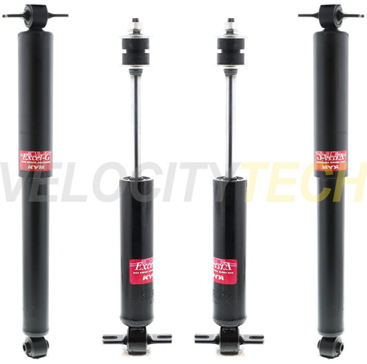 KYB Performance Front & Rear Shocks for 1970-1979 Chevy Nova Ventura Sprint GTO