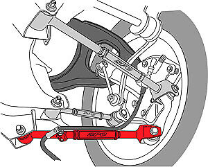 SPC Rear Adjustable Setback Trailing Arm KIT 67550 (PAIR)