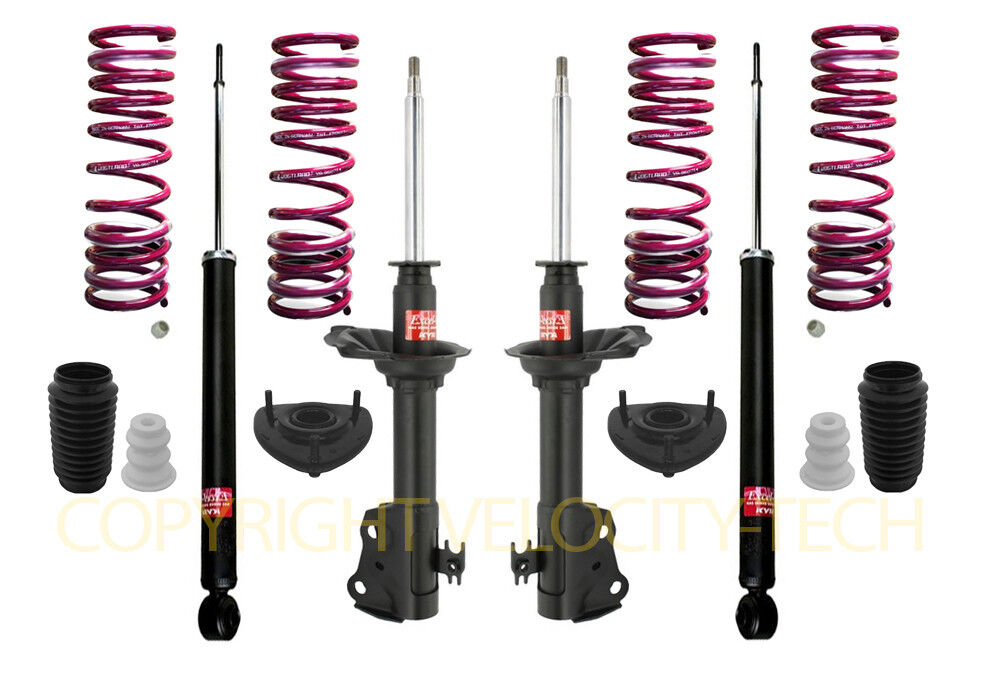 KYB SHOCKS & VOGTLAND SPRINGS BOOTS MOUNTS 04 05 06 SCION XA & XB FULL SET OF 4