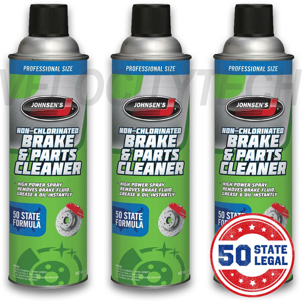 Johnsen'S Brake & Parts Cleaner 50 State Legal Non Chlorenated 13oz | 3 Pack