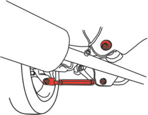 SPC REAR ADJUSTABLE CARMBER TOE CONTROL ARM KIT 72280 (BOTH SIDES)