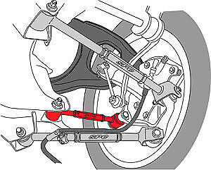 SPC REAR ADJUSTABLE TOE ARM KIT 67555 (BOTH SIDES)