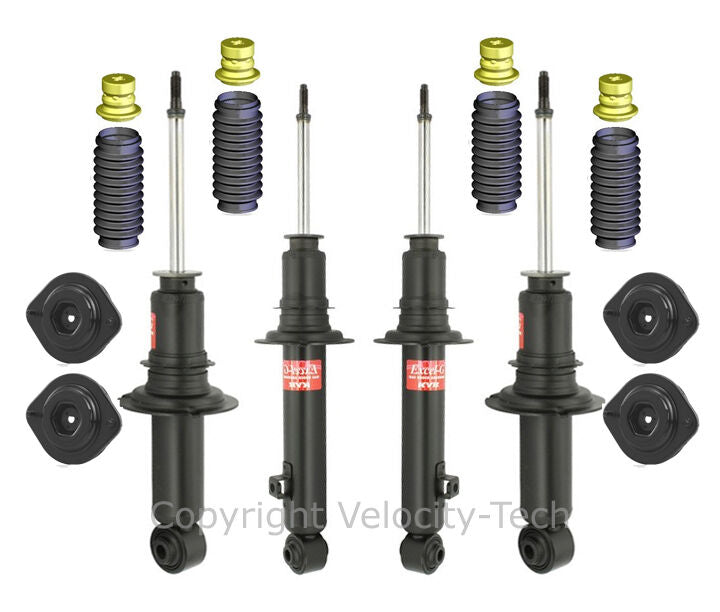 KYB EXCEL STRUTS SHOCKS MOUNTS & BOOTS KIT 1990 -95 96 1997 MAZDA MIATA FULL SET