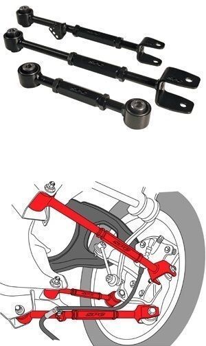 SPC REAR ADJUSTABLE TOE ARM KIT 67540 (1 SIDE)