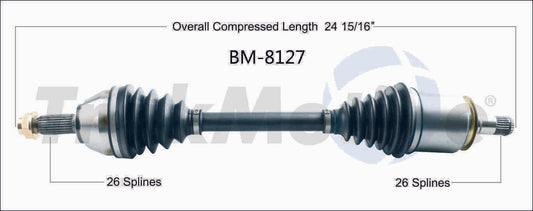 SURTRACK CV Axle Shaft Front Left Mini Cooper Countryman Cooper Paceman