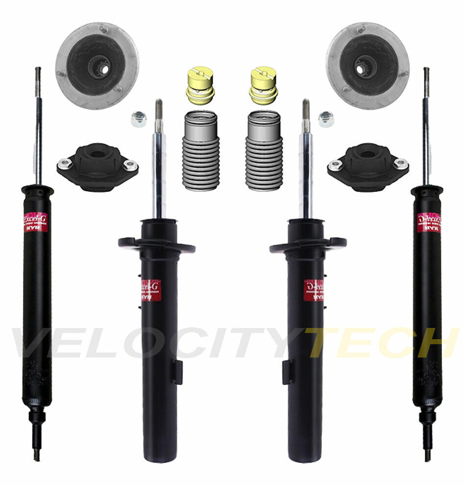 KYB 4Excel-G Struts Shocks Mounts & Boots Fits 2007 - 2011 BMW E90 3 Series- KIT