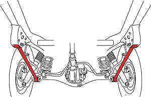 SPC REAR CONTROL ARM KIT 91-97 TOYOTA LAND CRUISER 25960 (PAIR)