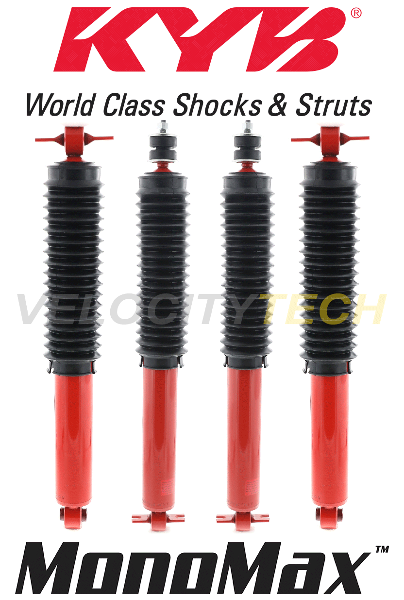 KYB Monomax Shocks Heavy Duty 97-06 Jeep Wrangler & TJ 565020 565021 Set Of 4