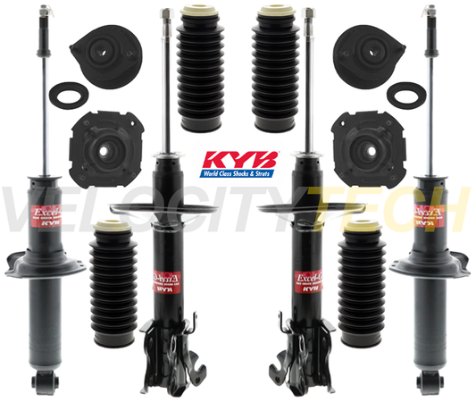 KYB Excel-G Front Rear Struts Shocks Mounts Boots for 91-95 Toyota Tercel Paseo