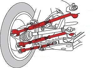 SPC REAR CAMBER TOE SETBACK KIT Q50 Q70 M35H M37 M56 72240 (BOTH SIDES)