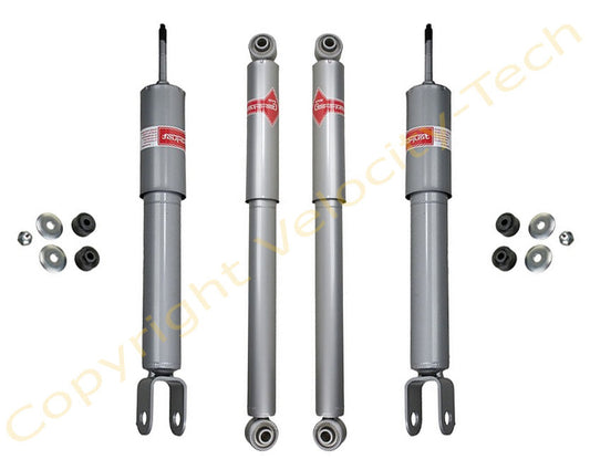 KYB GAS-A-JUST 4 SHOCKS FRONT & REAR ESCALADE AVALANCHE SILVERADO SUBURBAN TAHOE