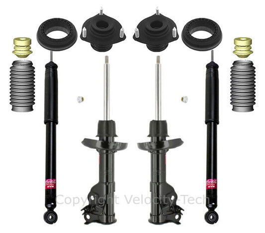 KYB EXCEL-G STRUTS SHOCKS FRONT & REAR 06-11 HONDA CIVIC SEDAN W BOOTS MOUNTS