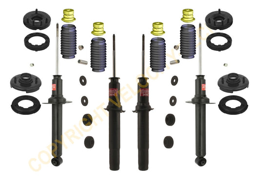 KYB EXCEL-G GAS STRUTS SHOCKS MOUNTS BOOTS 04-08 ACURA TSX SET OF 4