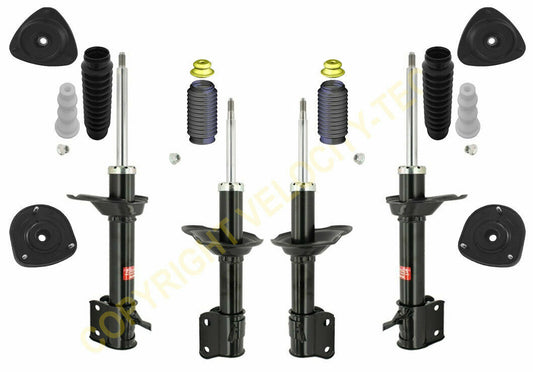 KYB EXCEL-G GAS STRUTS MOUNTS & BOOTS FITS 04-05 SUBARU FORESTER FULL SET OF 4