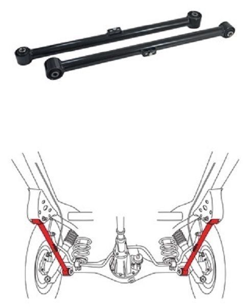 SPC REAR LOWER CONTROL ARMS WITH SEALED xAxis FLEX JOINTS 25950 (PAIR)