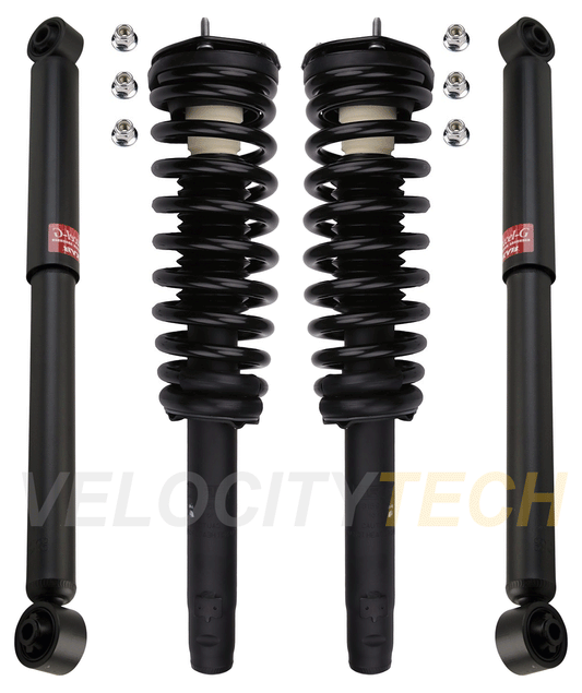 KYB PRT Front & Rear Assembled Struts Shocks for 10-12 Ford Fusion Mercury Milan