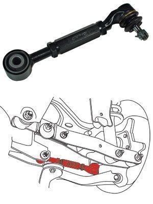 SPC REAR TOE ARMS KIT FITS SCION FR-S SUBARU BRZ WRX STI FORESTER 67655 (1 SIDE)