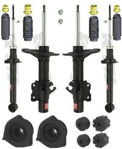 KYB STRUTS SHOCKS FITS 89-94 NISSAN 240SX S13 WITH STRUT MOUNTS AND BOOTS SET