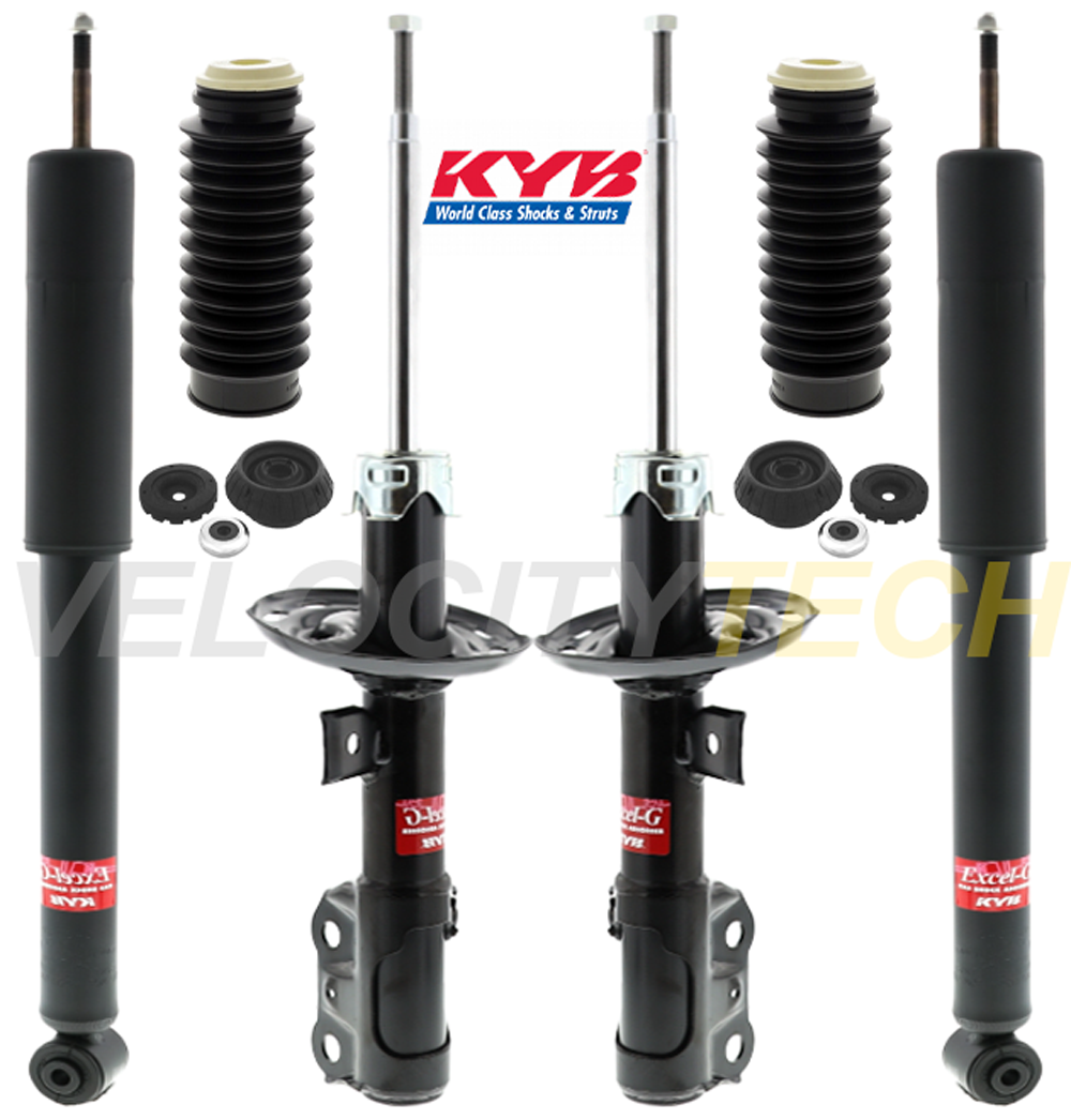 KYB Excel-G Front Rear Struts Shocks Mounts Boots for 07-08 Honda Fit